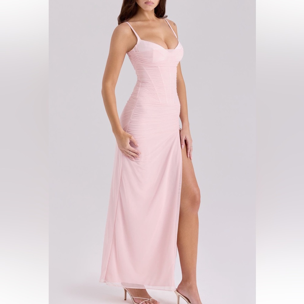 House of CB Lini Corset Chiffon Gown